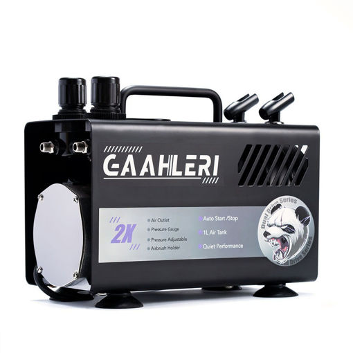 Imagen de Compresor de Aire Gaalheri Dual GT-918