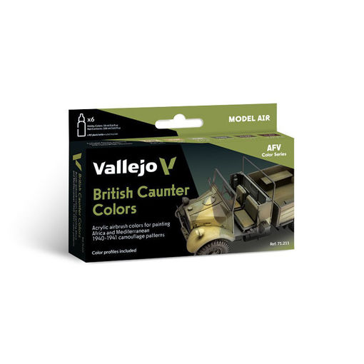 Imagen de Vallejo Pinturas AFV Set British Caunter Colors (6 x 18 ml)