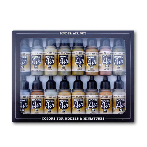 Imagen de Vallejo AFV Set German WWII Europe & Africa (16 x 17 ml)