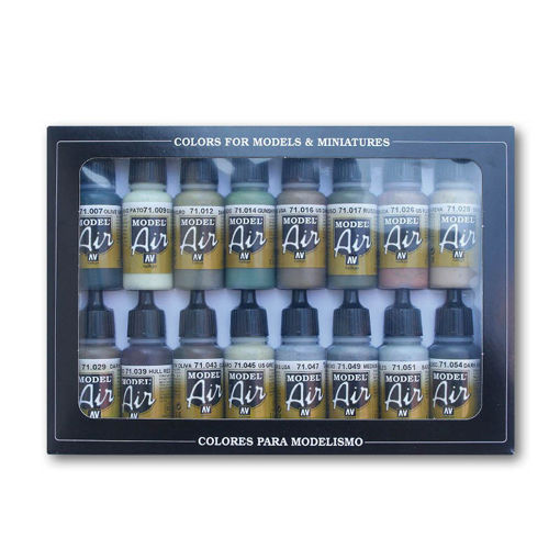 Imagen de Vallejo Pinturas AFV Set WWII Aliados (16 x 17 ml)