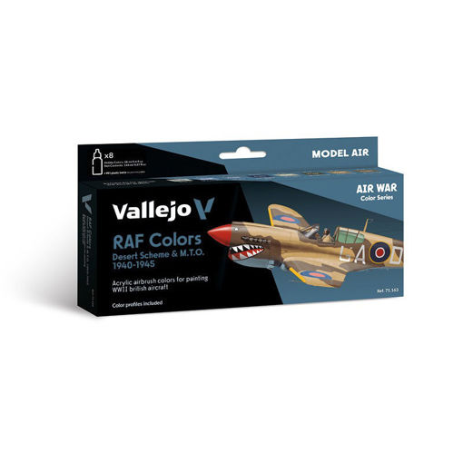 Imagen de Vallejo Air War Set RAF Desert Scheme & M.T.O. 40-45 8un