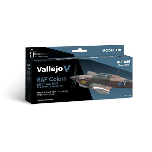 Imagen de Vallejo Air War Set RAF Colors SEAC 42-45 8un