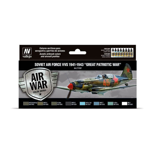 Imagen de Vallejo Air War Set Soviet Air Force VVS 1941 to 1943 8un
