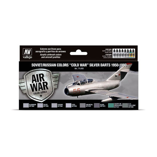 Imagen de Vallejo Air War Set Soviet/Russian Cold War Silver 8un
