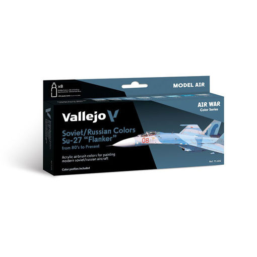 Imagen de Vallejo Air War Set Soviet/Russian Su-27 80’s to Present 8un