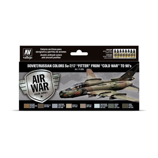 Imagen de Vallejo Air War Set Soviet/Russian Su-7/17 Cold War - 90 8un