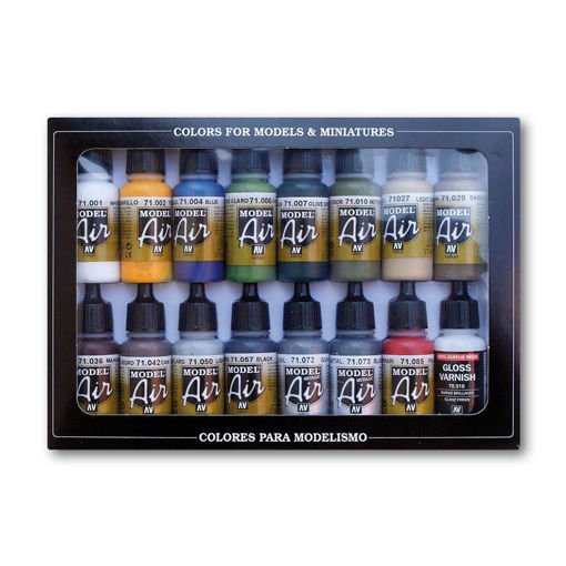 Imagen de Vallejo Pinturas Effects Set Building Colors (16 x 17 ml)