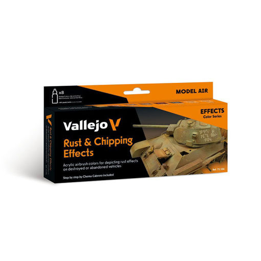 Imagen de Vallejo Effects Set Efectos de Oxido y Desgaste (8 x 18 ml)