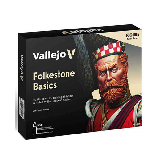 Imagen de Vallejo Figure Set Folkstone Basics (16 x 18 ml)