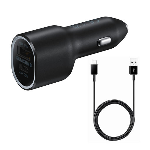 Imagen de Combo Cargador de Auto Samsung 40W + Cable Samsung