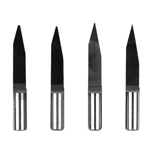 Imagen de Cuchilla de fondo plano, afilada, 3,175 × 15° × 0,1 mm (10 piezas)